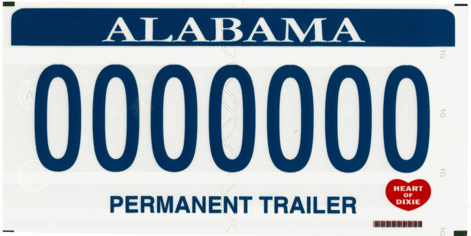 License Plates Archive Alabama Department of Revenue
