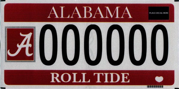Alabama Crimson Tide TAG 